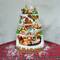 21" Animated Gingerbread Multi Tiered Mountain